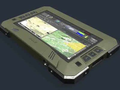Generic Rugged Military Tablet 3D model