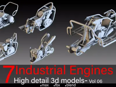 7- Industrial Engines- Vol 06 3D model
