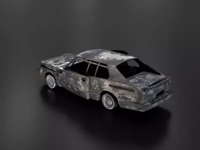 Abandoned car-08 3D print model