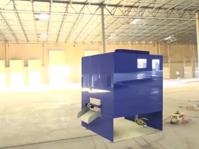 dryer machine 3D model