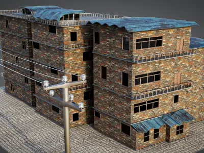 building Low-poly 3D model 11