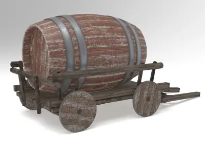 Barrel 01 3D model