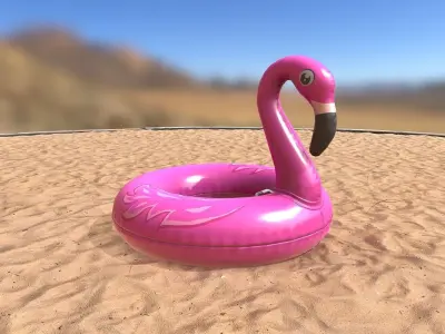 Beach Toys Collection 3D Model Pack