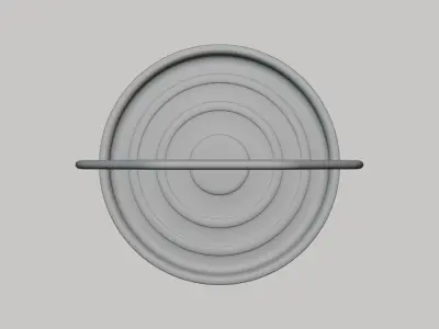 Basic Paint Bucket - Geometry Only No Textures No Materials 3D model