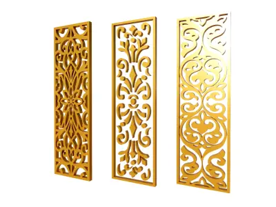 Gold Carving 2 3D model