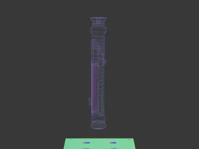 Qui Gon Jinns Lightsaber 3D model