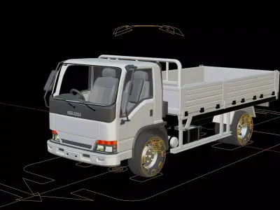 Isuzu NKR Pickup Truck 3D model