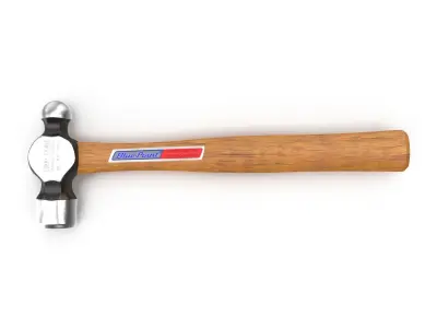 SO 16 Ounce Ballpen Hickory Hammer Low-poly 3D model