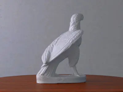 Eagle Marble Statue 3D model