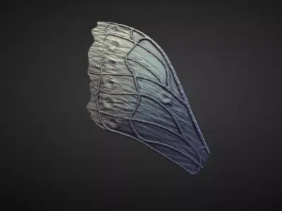WING37 high poly sculpt 3D model