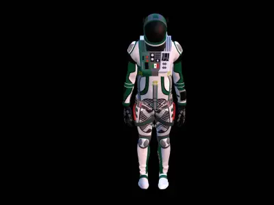 Astronaut Spacesuit Mexican 3D model