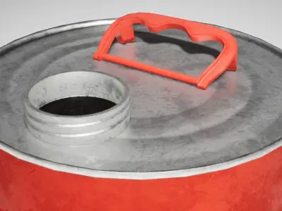 5L Fuel Can - Game Ready Low-poly 3D model