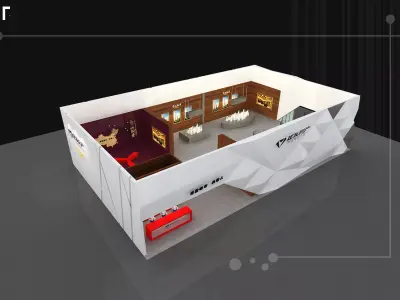 Exhibition - size - 20X12-3DMAX2009-0011 3D model