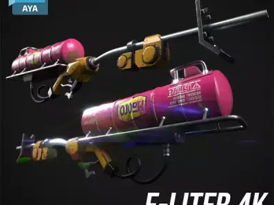 Prop - Weapon - E-Liter 4k 3D model