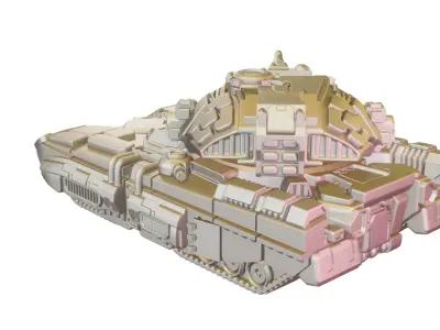 Bulldozer Mek Destroyer 3D print model