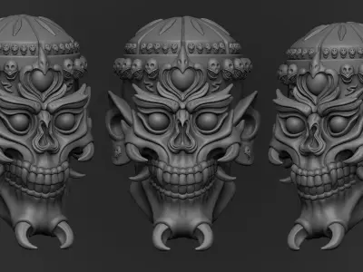 Tibetan skull 3D model
