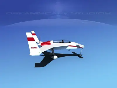Rutan Long-EZ V05 3D model