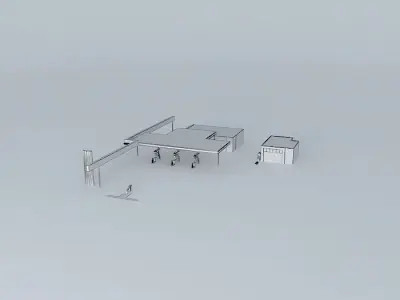 Fuel%26Retail station Brivibas Cesu Latvia Riga Brivibas stre... Free 3D model