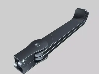 Atrial Retractor Short Right Low-poly 3D model