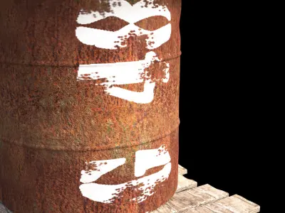 Water tank 3D model 20