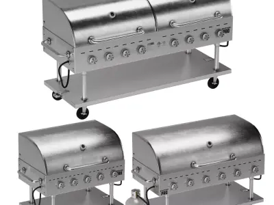 Restaurant Kitchen Equipment 02 3D model