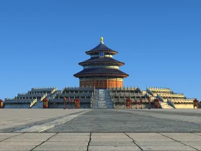 Temple Of Heaven 3D model purchase