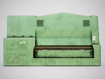 Sanding Machine - Anthon 02 Dirty Low-poly 3D model