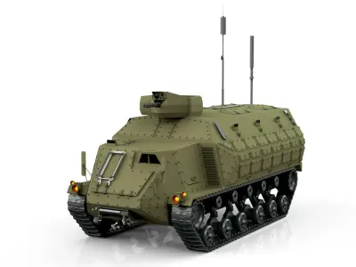 Concept Military Tank 3D model