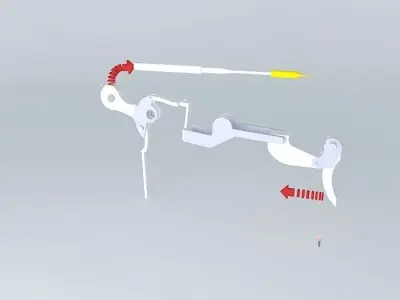 How a hand gun works Free 3D model