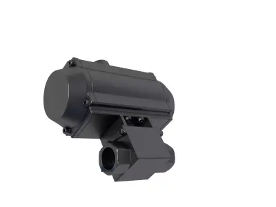 pneumatic actuator - Actuated Valve Double Acting 3D print model order