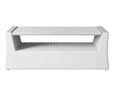 OVE Isabella Patio Conversation Table 3D model