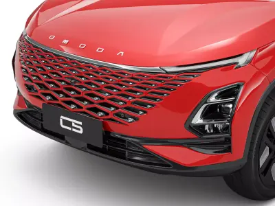 2026 Chery Omoda 5 with Interior Left Hand Drive 3D model