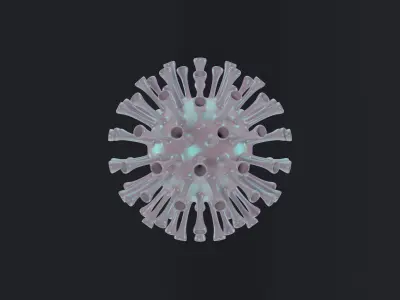 Corona Virus 3D model Free 3D model