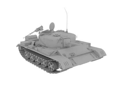 Tank T-55 3D model