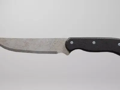 KNIFE Free low-poly 3D model 2