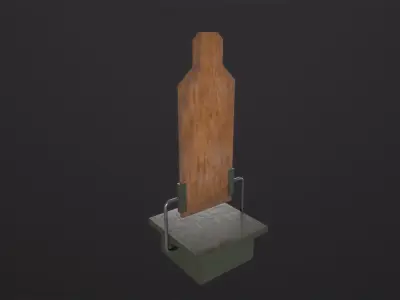 Target 3D Model Low-poly 3D model