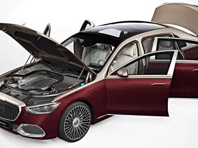 2022 Mercedes-Benz S-Class Maybach 3D model