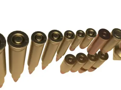 Bullets Collection 3D model