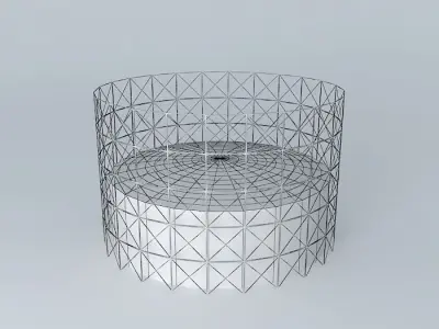 Gas Holder Huddersfield Free 3D model