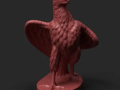 Eagle Statue 3D print model