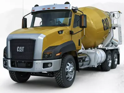 Truck Mixer Concrete 3D model