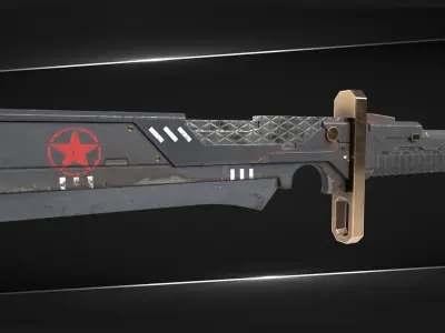 Chinese Sword 3D model