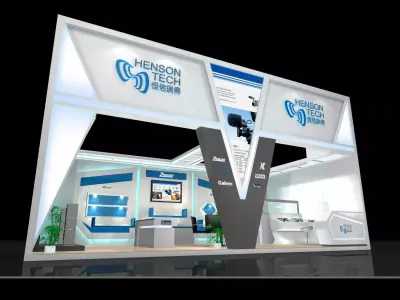 Exhibition - Area -10X5-3DMAX2009-017 3D model