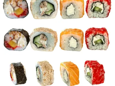 Sushi Set 3D model