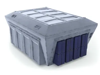Imperial Cargo Container 1-18 scale Kenner Hasbro 3D print model