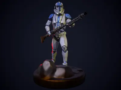 Imperial Clone Trooper Star Wars 3D model