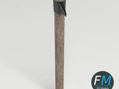 Pick mattock ax 3D model