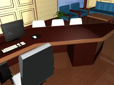 Office Type-2 Free 3D model