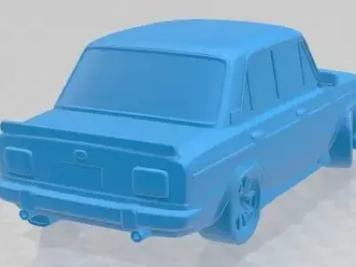 Seat 1430 1969 Cartoon Tuning Printable Car 3D print model