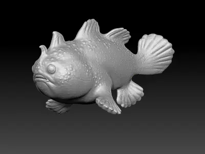 Clown Frogfish 3D model
